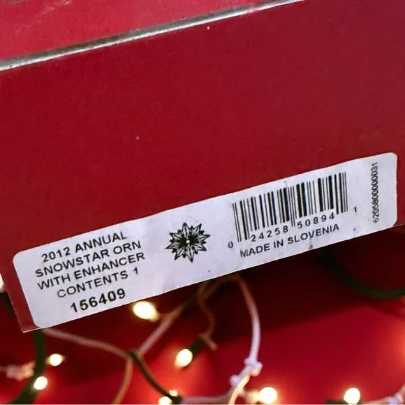 Waterford Crystal Snowstar Ornament the "New for 2012" in Original Box - Picture 3 of 11